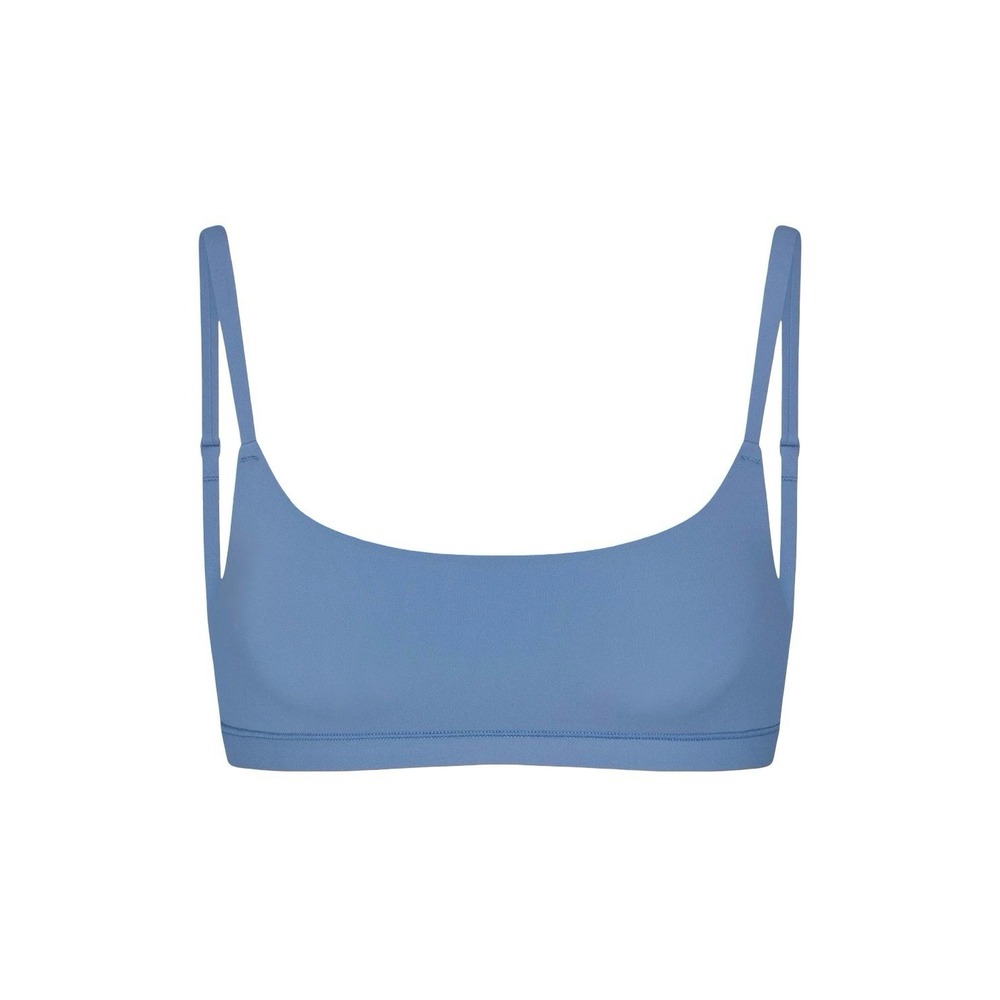 Skims Fits Everybody Scoop Bralette - New - Artic Blue - Large